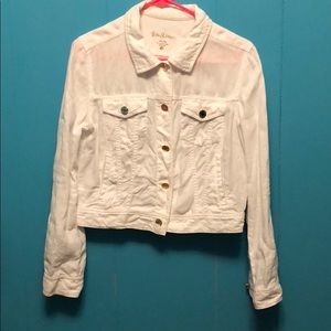 Lilly Pulitzer Linen jacket. Sz Small